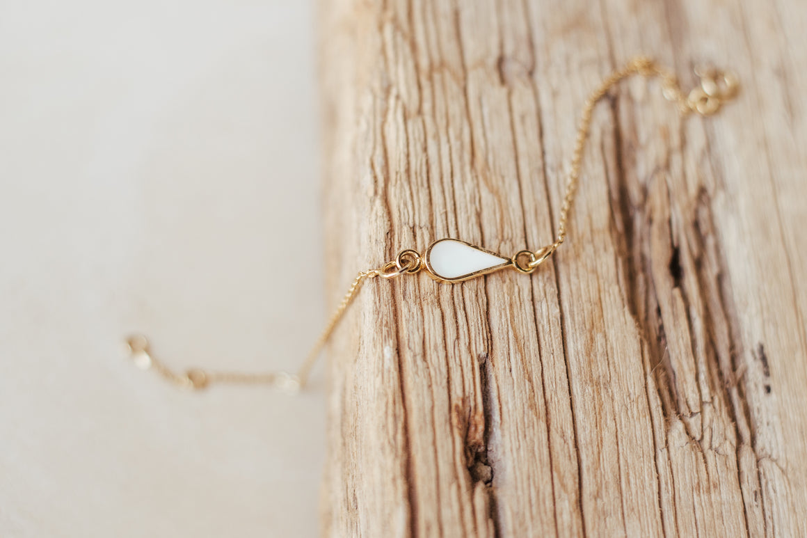 Pulsera de Gota en Oro de Leche Materna
